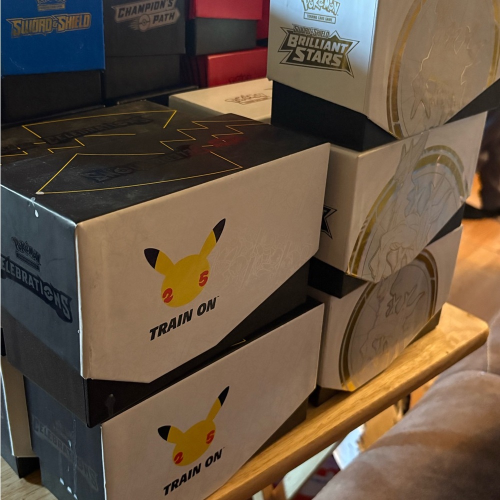Pokemon Celebrations Train On Box